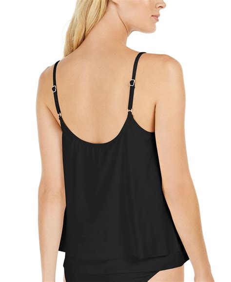 Michael Michael Kors Women's Layered Underwire Tankini Top 